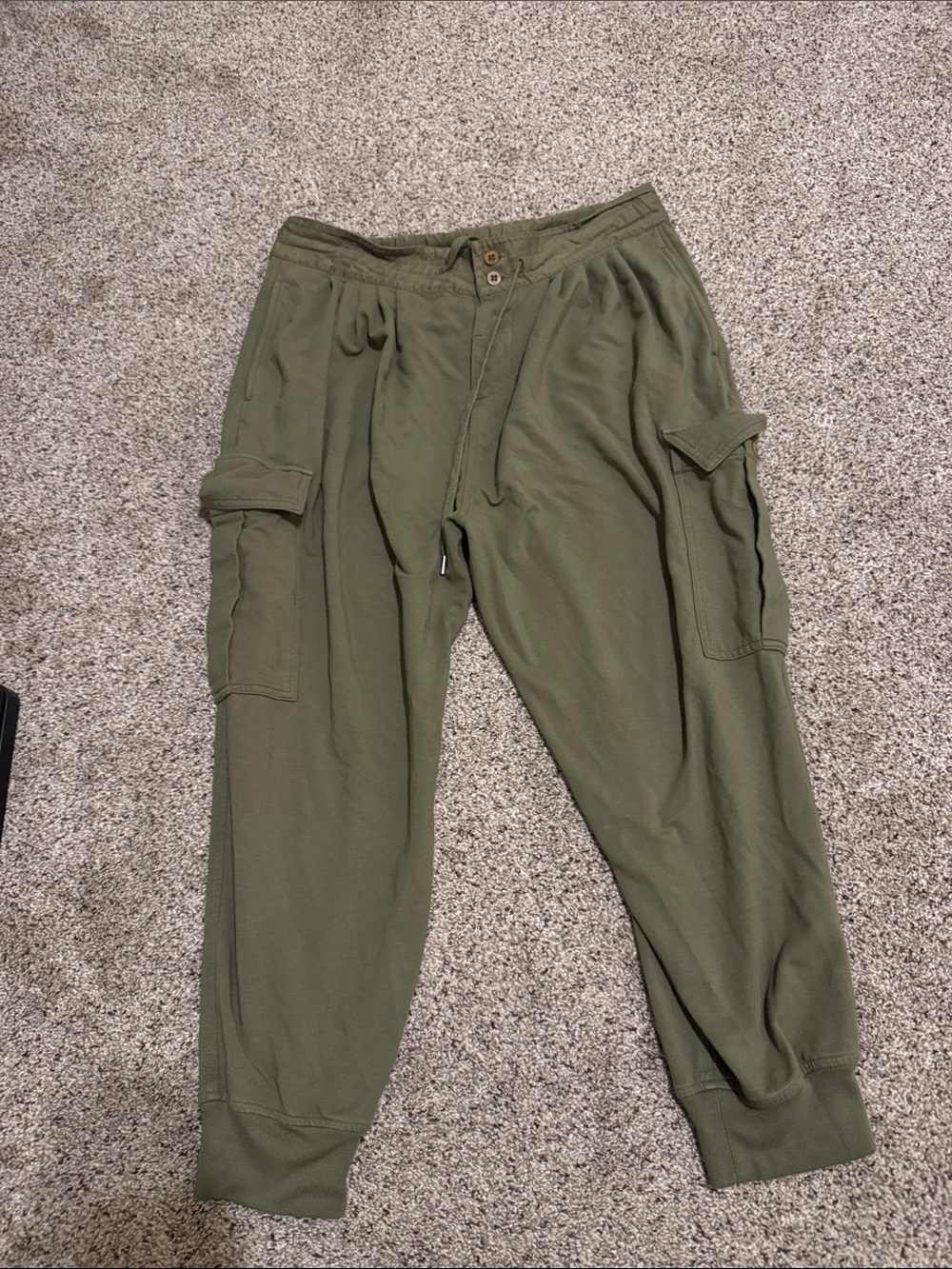 Polo by Ralph Lauren Women’s Olive Green Cargo Stretchy Waist Joggers size M